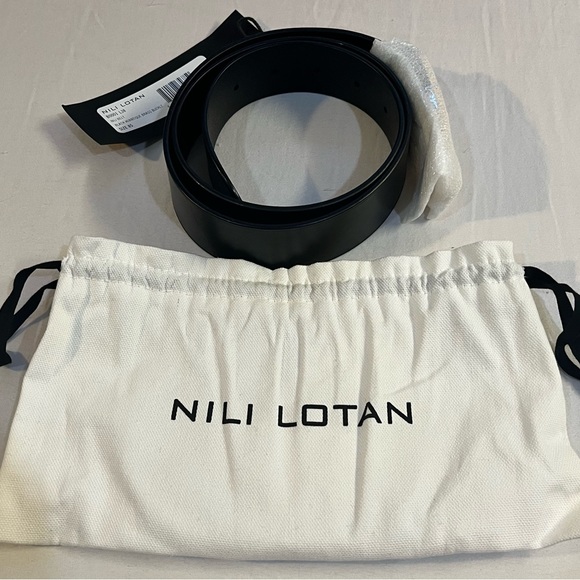 Nili Belt in Black & Antique Brass - Picture 3 of 5